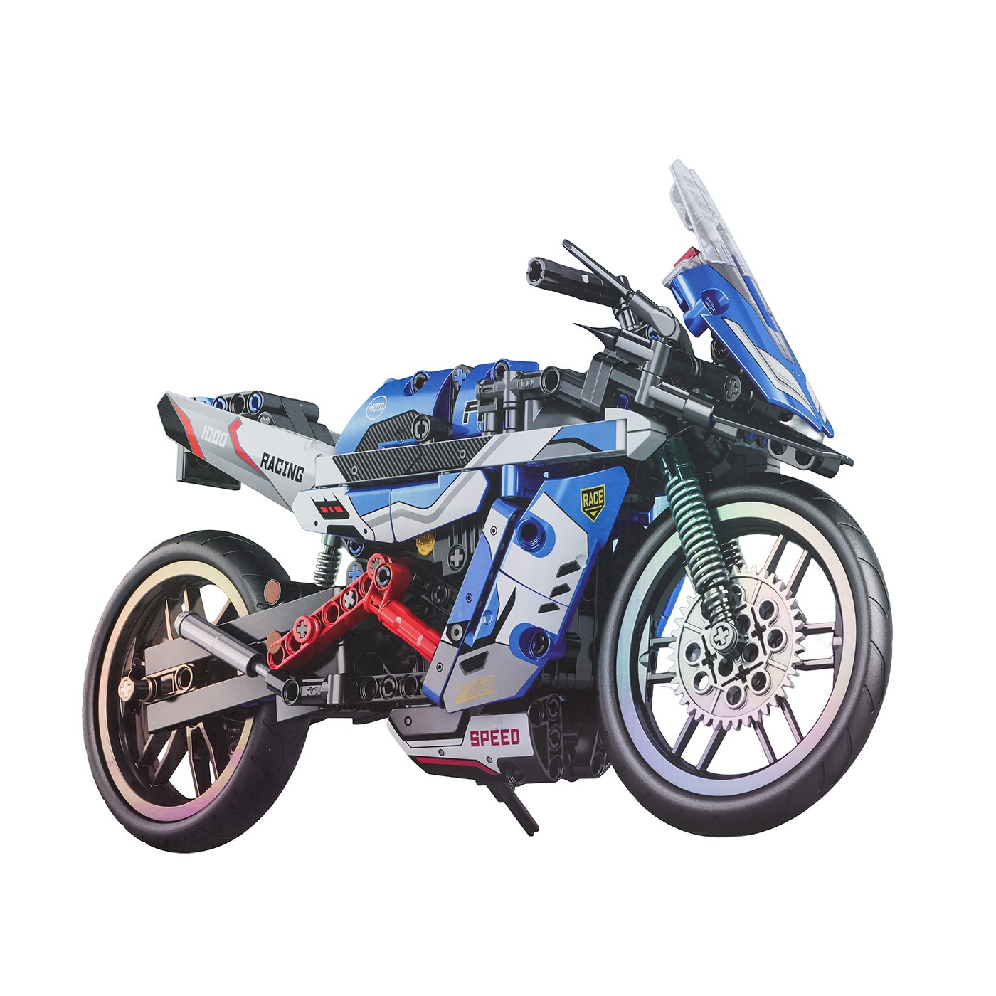 Sada stavebnicových blokov na motorku 426 dielov.