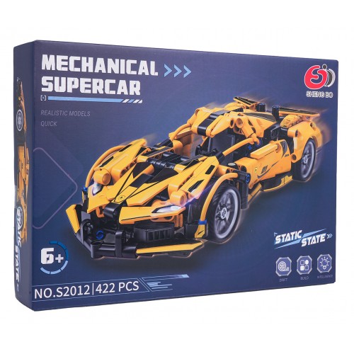 Podložky do športových áut žlté 422ks.