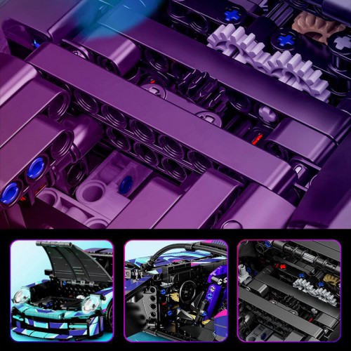 Bloky pre športové autá 1116 ks.