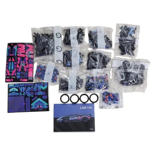 Bloky pre športové autá 1280 ks.