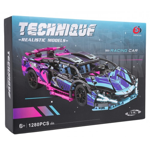 Bloky pre športové autá 1280 ks.