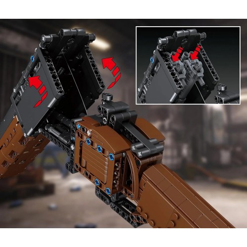 Stavebnica pušky 1054 dielov.