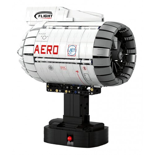 Stavebnica motora lietadla, 1786 dielov.