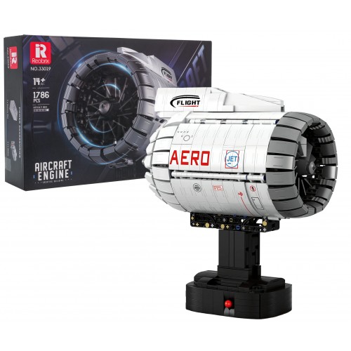 Stavebnica motora lietadla, 1786 dielov.