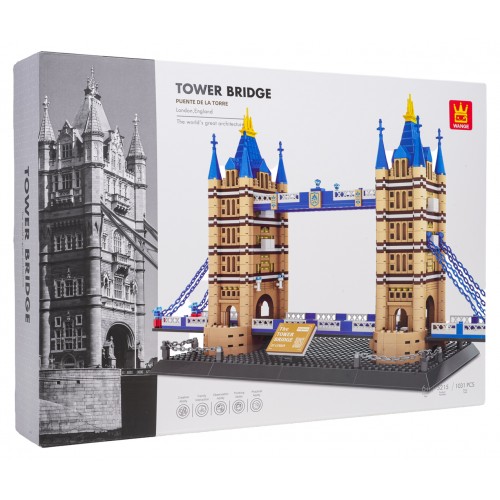 Sada budov Tower Bridge, 1054 dielikov.