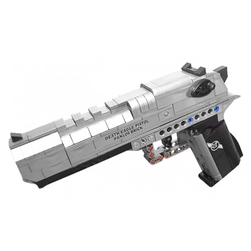 Sada vojenských stavebných kociek s pištoľou, 360 dielikov.