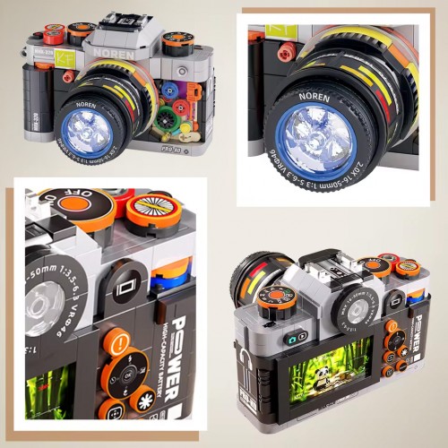 Sada stavebných kociek pre fotoaparáty, 561 dielikov.