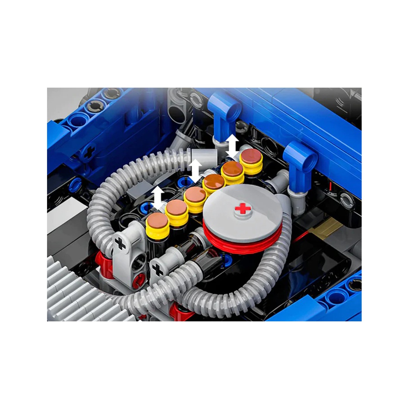 Sada blokov pre terénne vozidlá 2087 kusov. Modrá