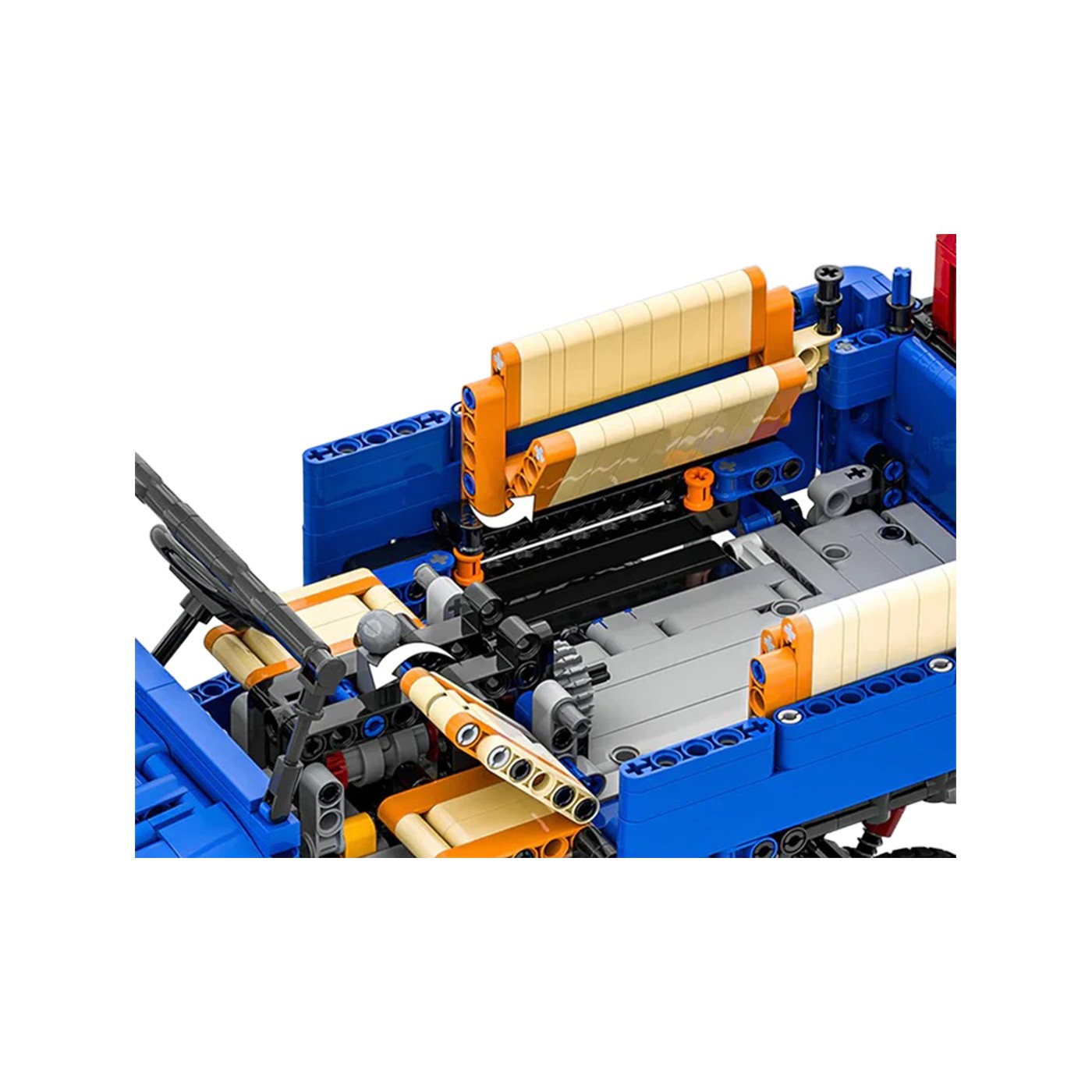 Sada blokov pre terénne vozidlá 2087 kusov. Modrá