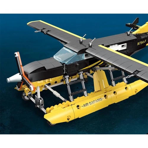 Sada stavebných kociek lietadla, 739 dielikov.