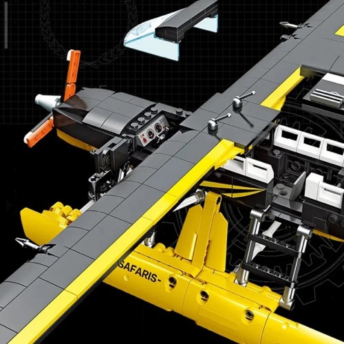 Sada stavebných kociek lietadla, 739 dielikov.