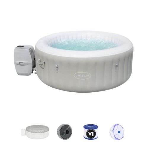 Tahiti Lay-Z-Spa Nafukovacie Spa BESTWAY 4-os.+ Čerpadlo + Filter + Kryt