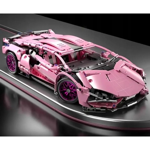 Bloky do športových áut ružové 1280ks.