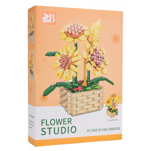 Sada kvetov a slnečníc, 550 ks.