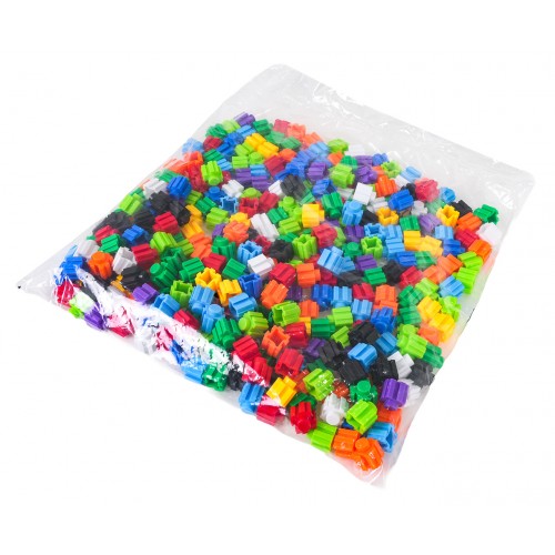 Sada stavebných kociek STEAM, 320 dielikov.