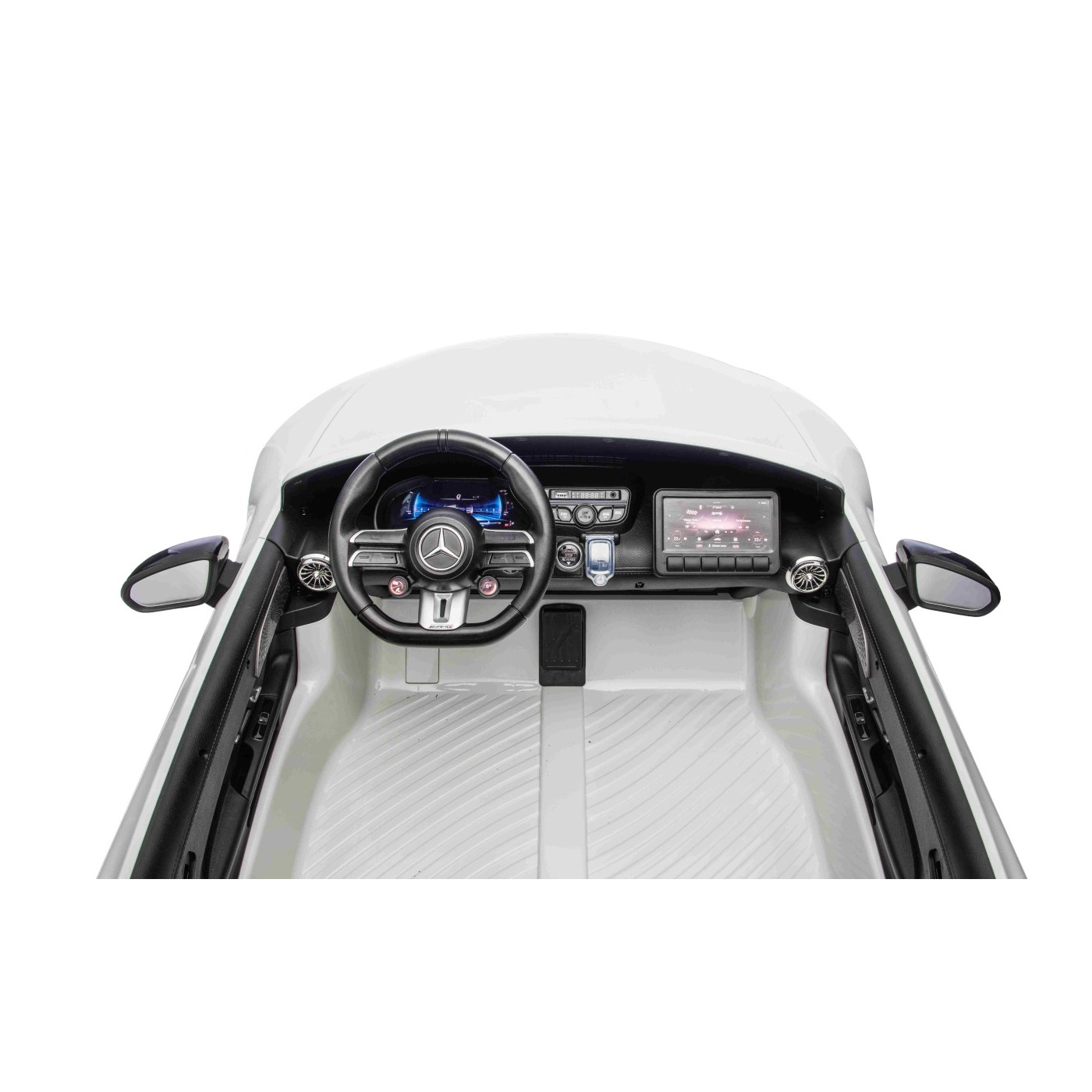 Vozidlo Mercedes Benz GT63 AMG bielej farby