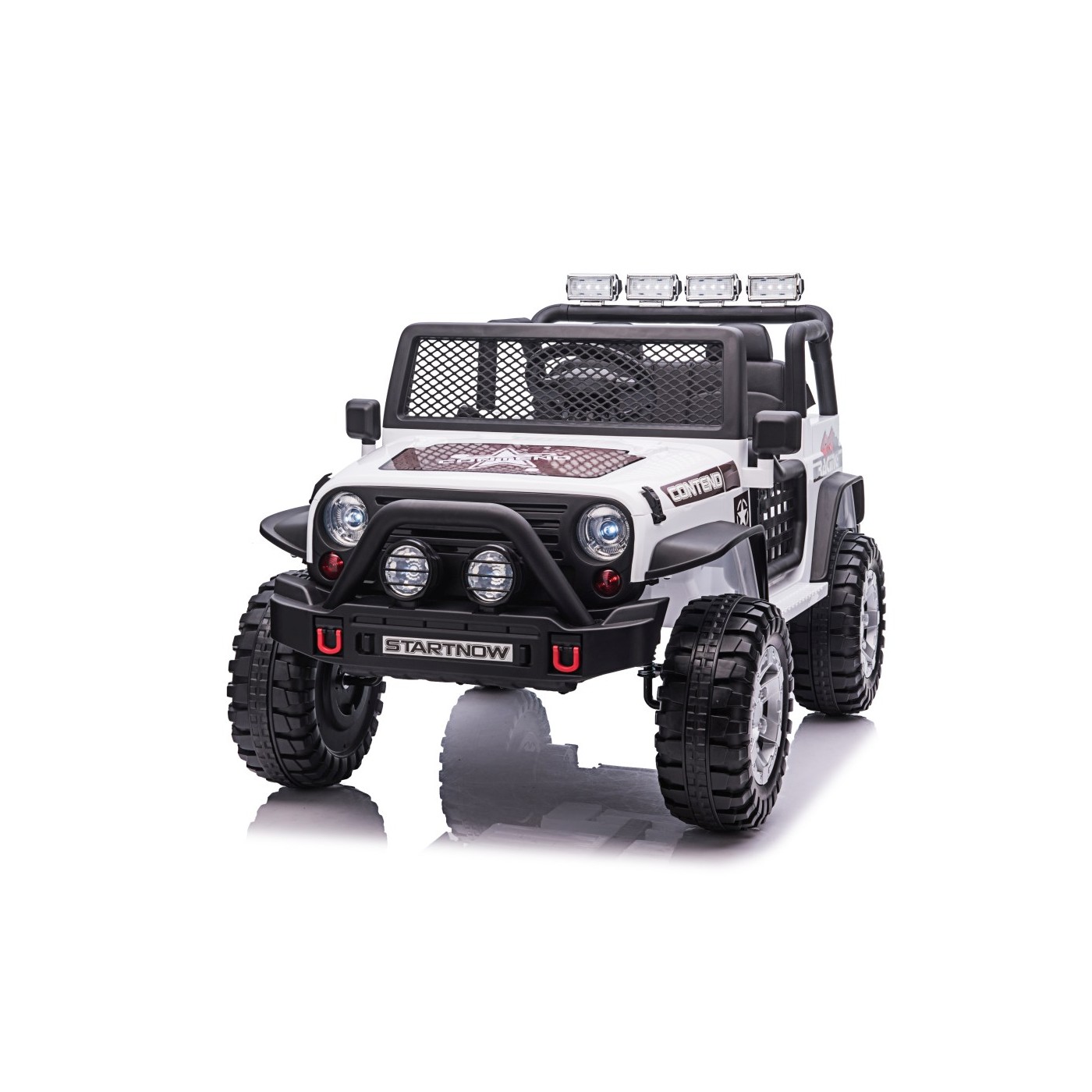 Jeep BEAST 4x4 biele vozidlo