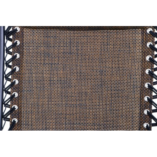 Lehátko do záhrady a na pláž Čokoládovohnedé + Hlavový vankúš + Podložka + Regulácia sklonu