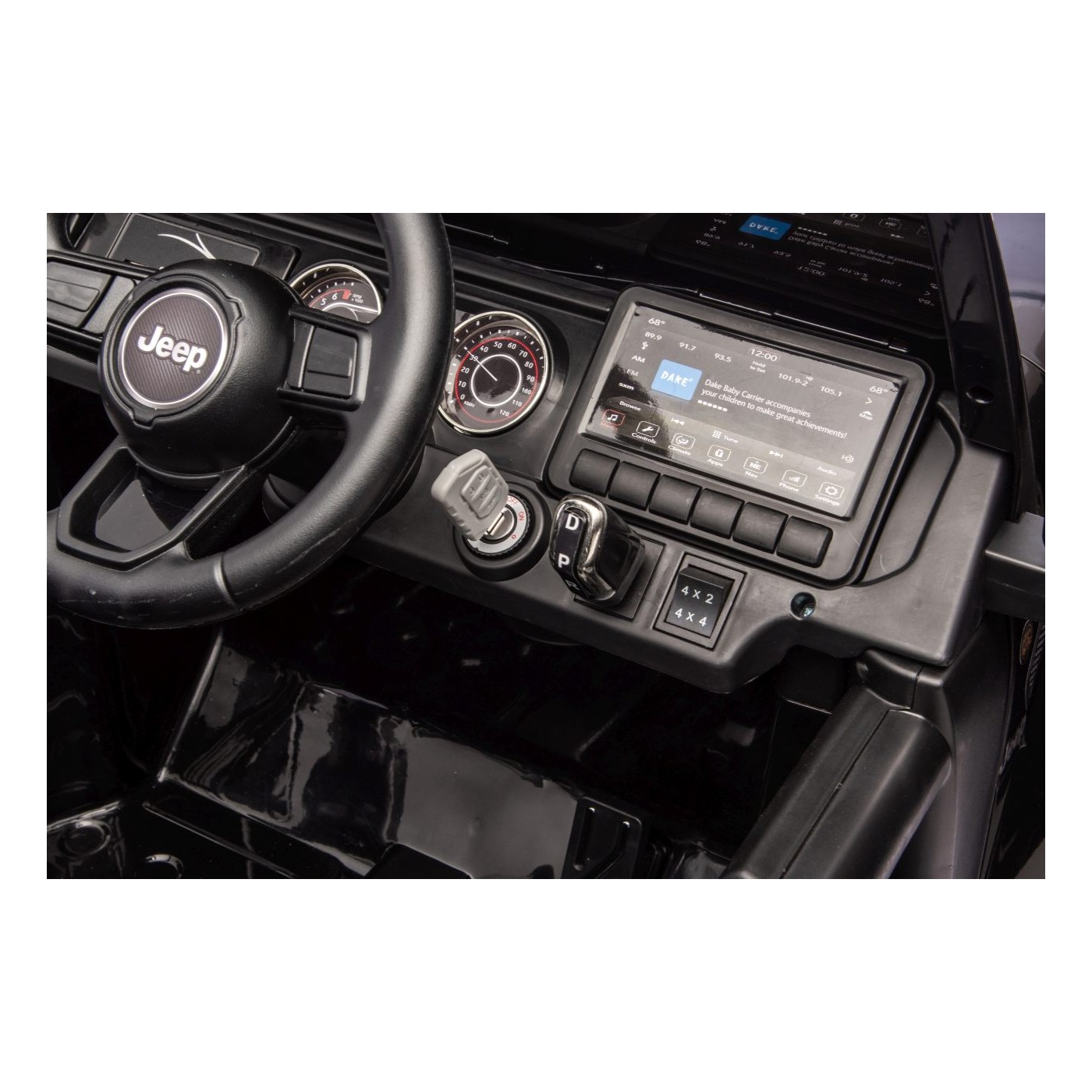 Jeep Wrangler Rubicon LIFT čierne vozidlo