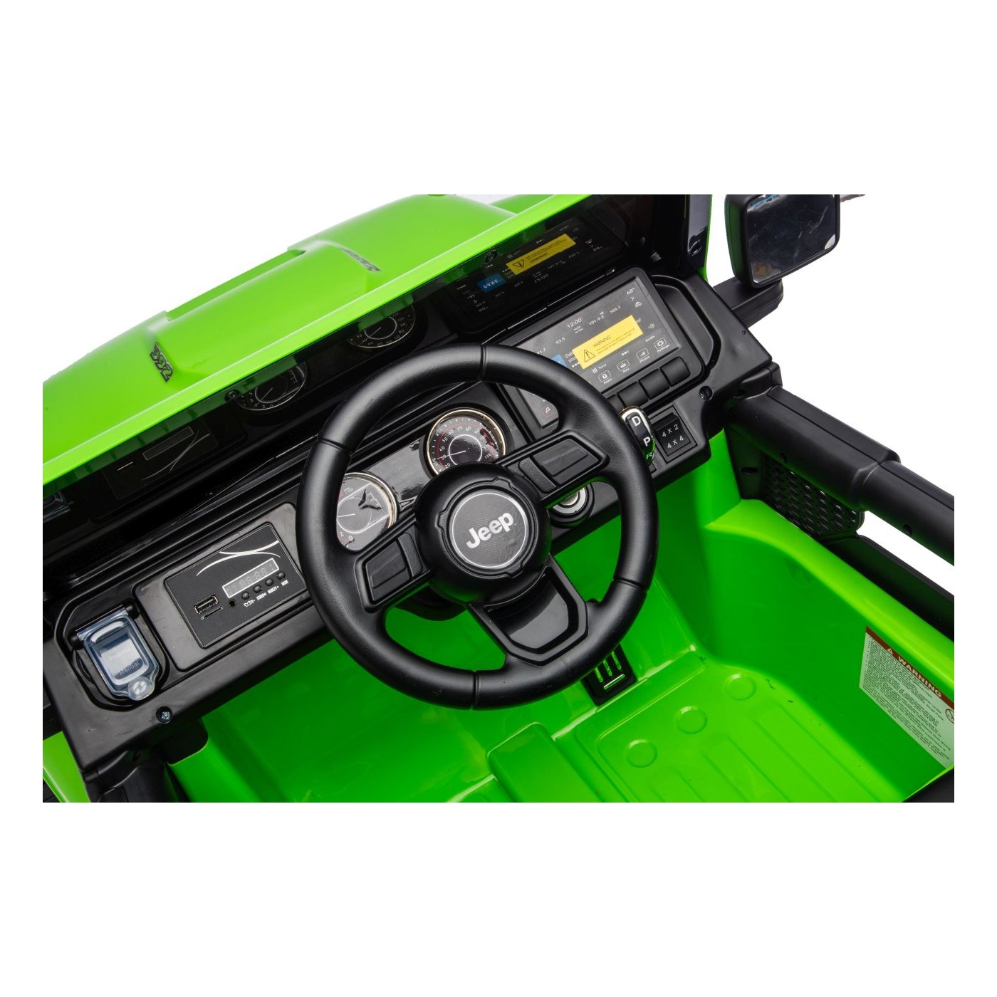 Jeep Wrangler Rubicon LIFT Zelené vozidlo