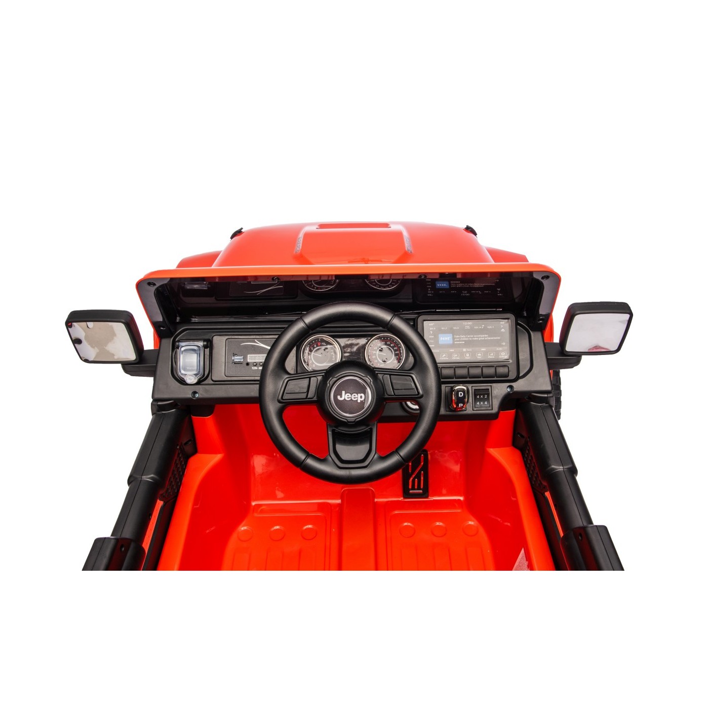 Jeep Wrangler Rubicon LIFT oranžové vozidlo