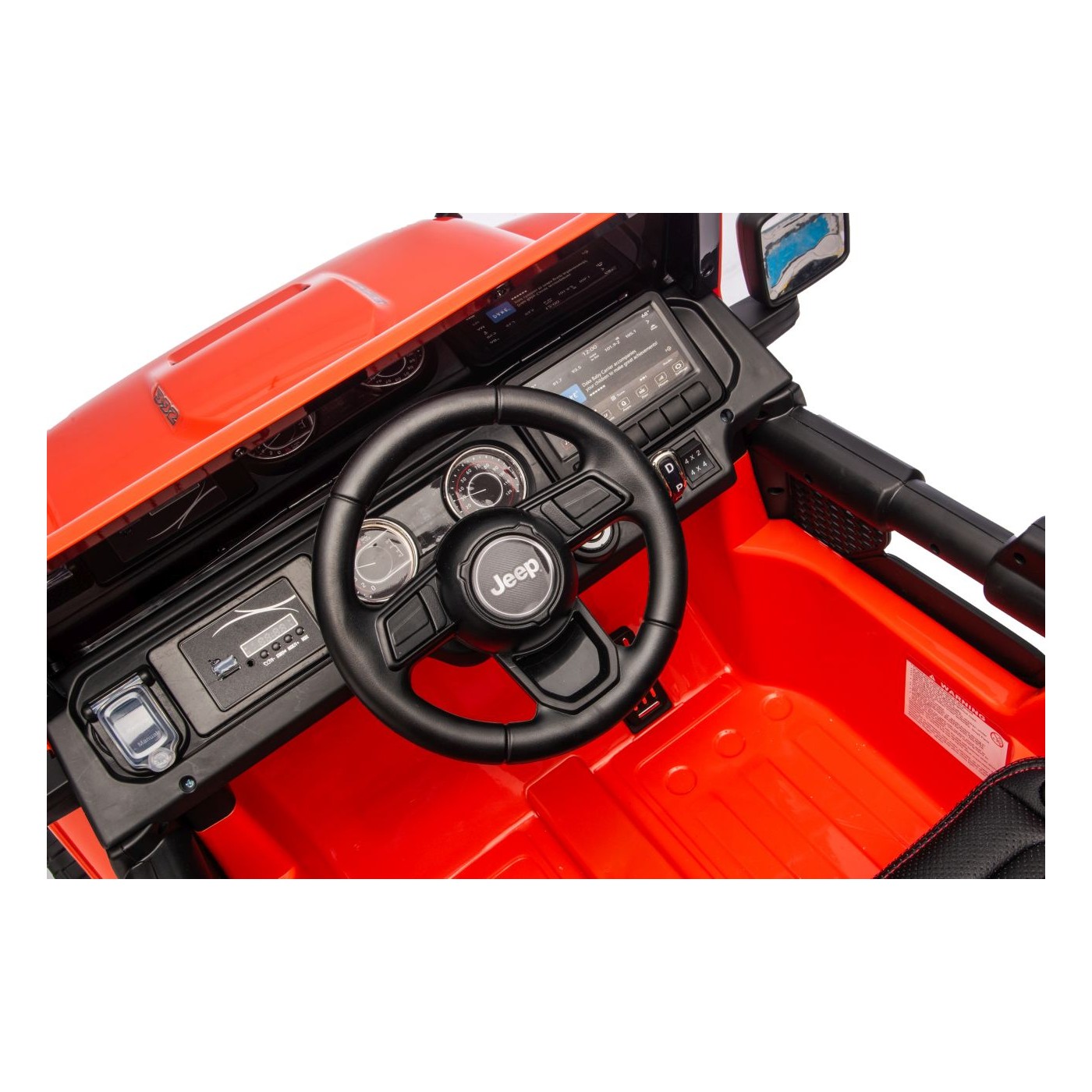 Jeep Wrangler Rubicon LIFT oranžové vozidlo