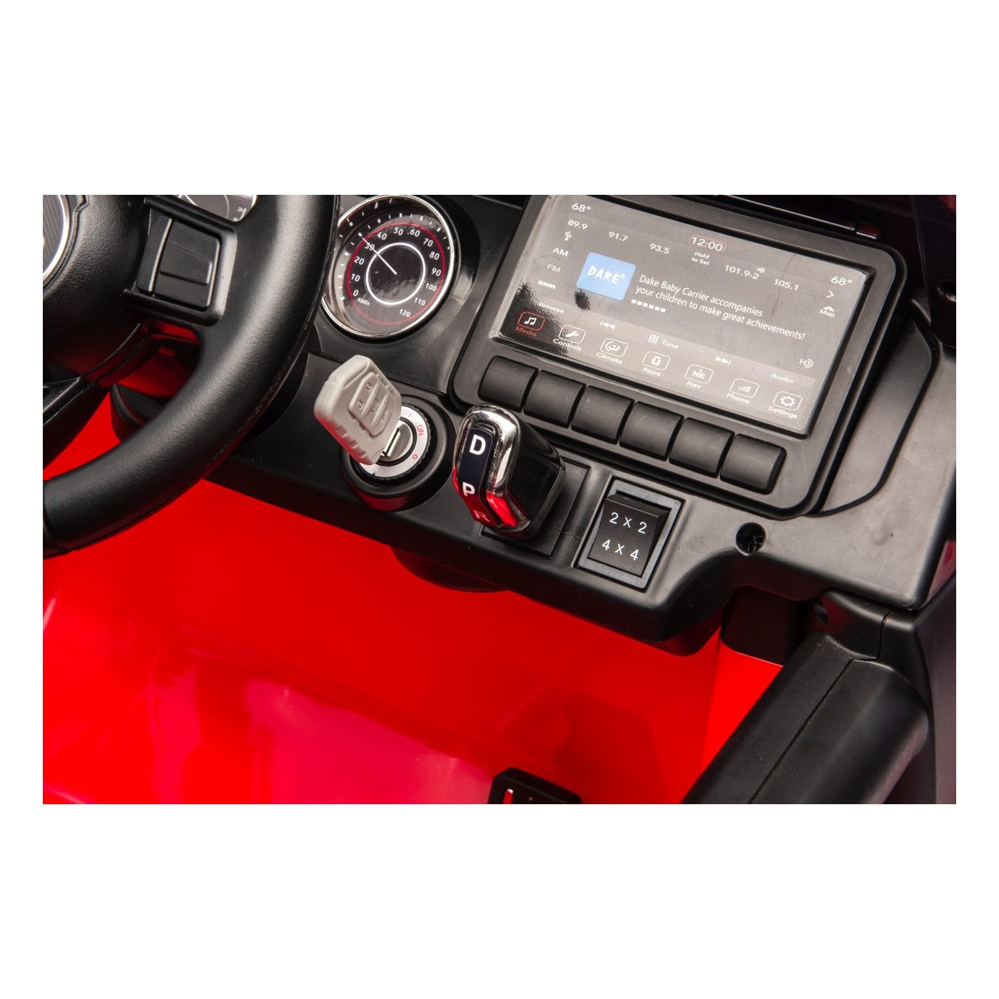 Jeep Wrangler Rubicon LIFT oranžové vozidlo