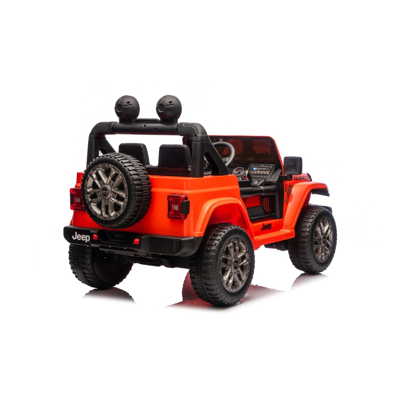 Jeep Wrangler Rubicon LIFT oranžové vozidlo