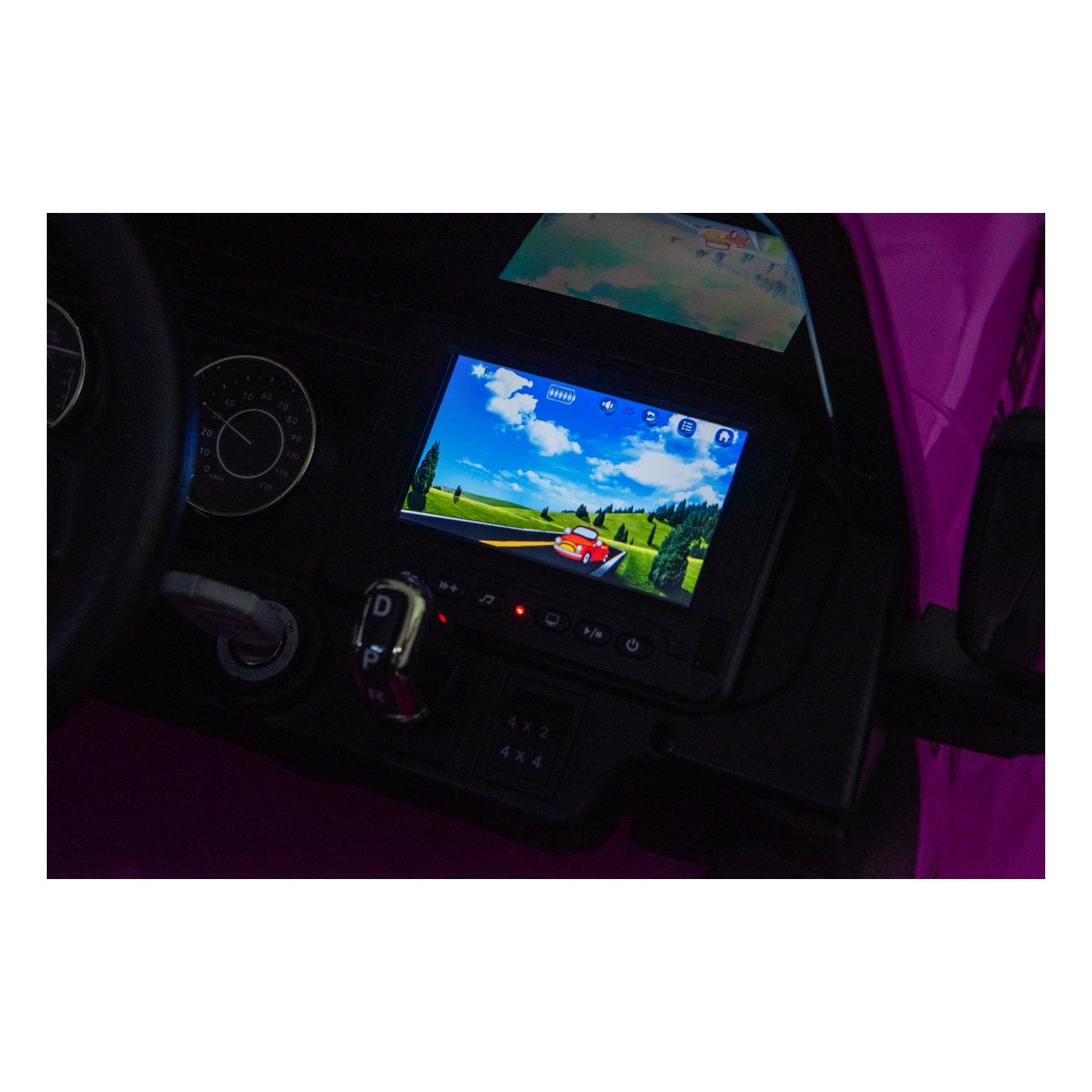 Jeep Wrangler Rubicon LIFT ružové vozidlo