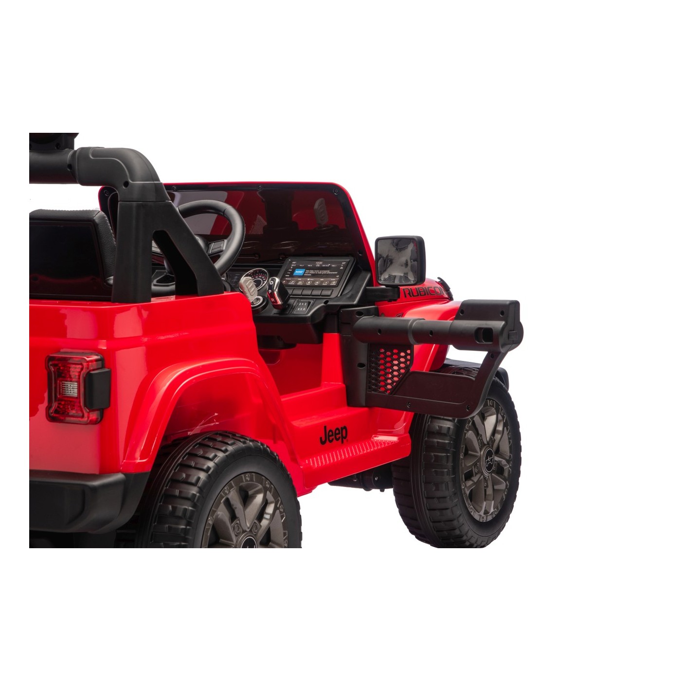 Jeep Wrangler Rubicon LIFT červené vozidlo