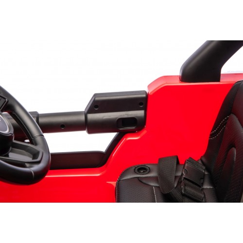 Jeep Wrangler Rubicon LIFT červené vozidlo