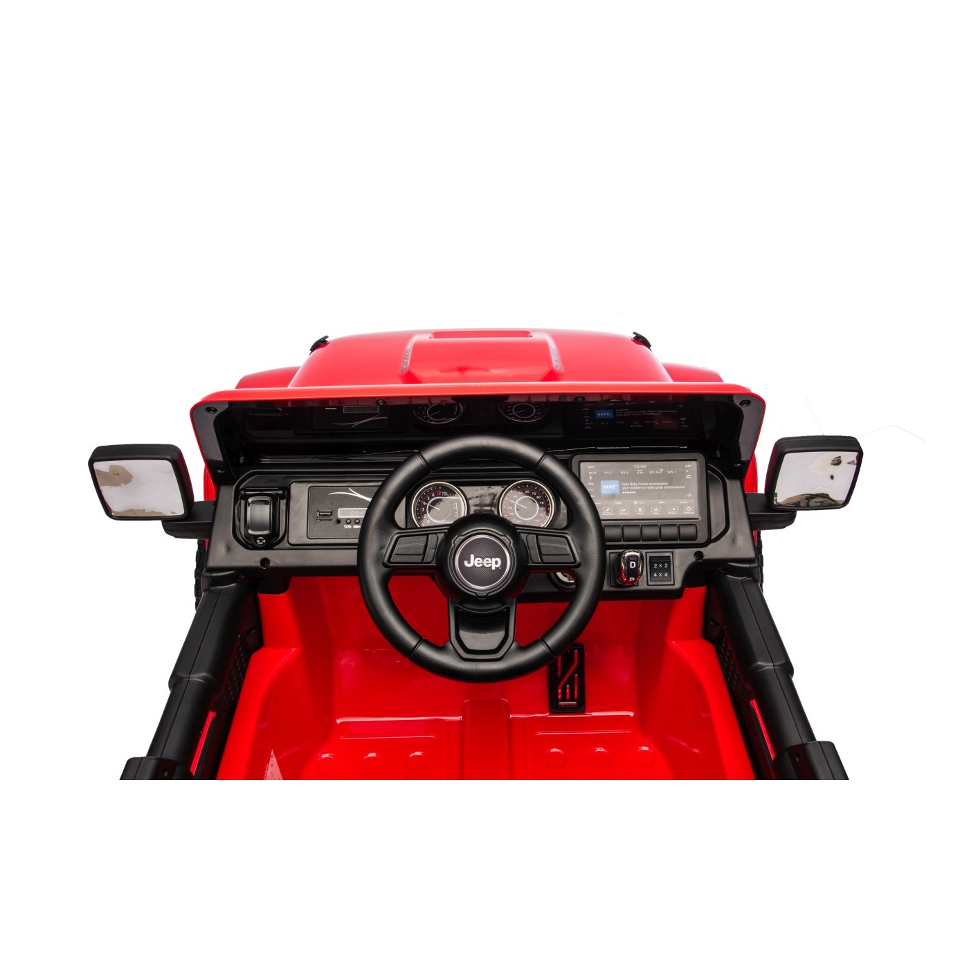 Jeep Wrangler Rubicon LIFT červené vozidlo