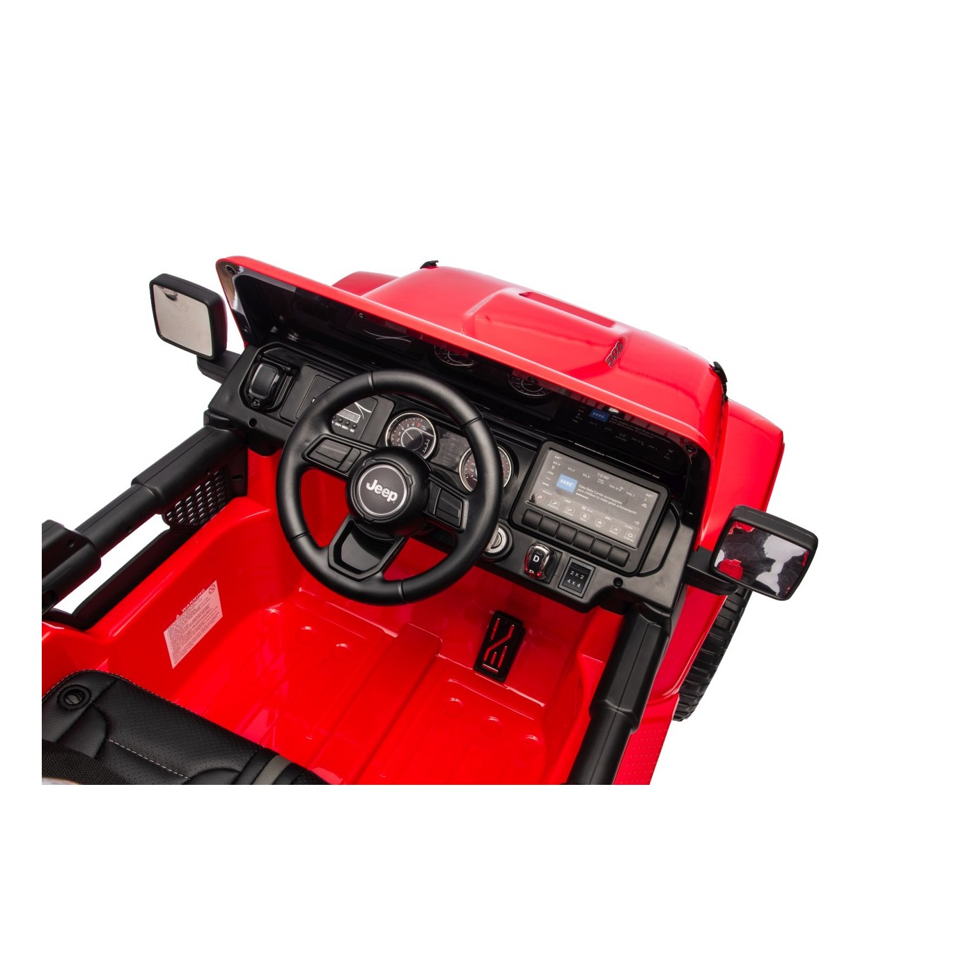 Jeep Wrangler Rubicon LIFT červené vozidlo