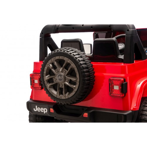 Jeep Wrangler Rubicon LIFT červené vozidlo