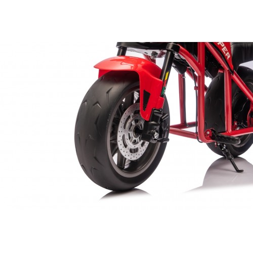Vozidlo Motocykel SUPERMOTO Červená