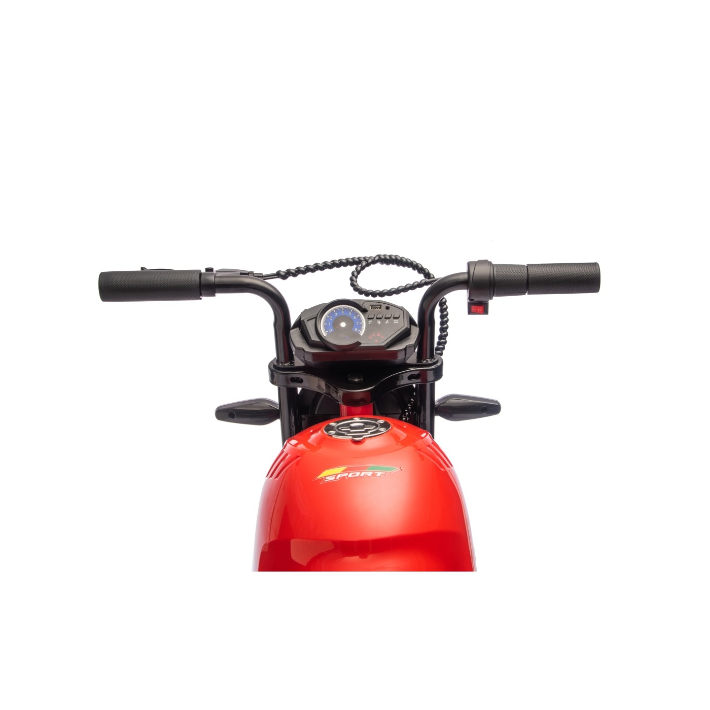 Vozidlo Motocykel SUPERMOTO Červená