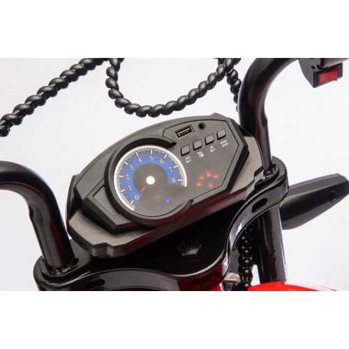 Vozidlo Motocykel SUPERMOTO Červená