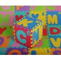 Puzzle penové Písmená pre deti 3+ Pena EVA + Veľké Malé písmená Abeceda + Podložka na podlahu