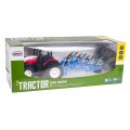 Traktor Červený R/C S Pluhom 1:24