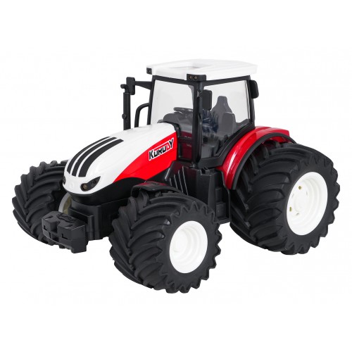 Traktor Červený R/C S Pluhom 1:24