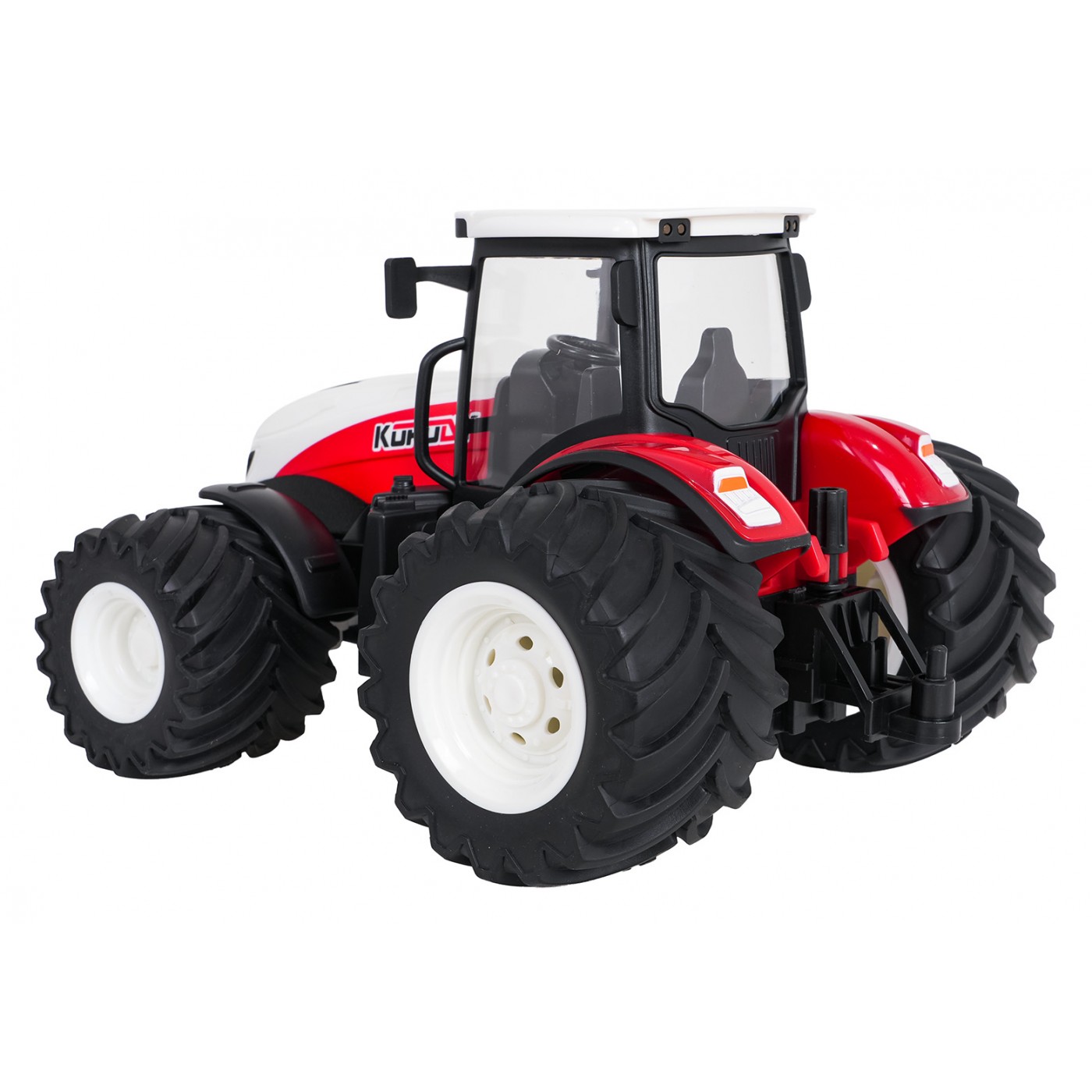 Traktor Červený R/C S Pluhom 1:24