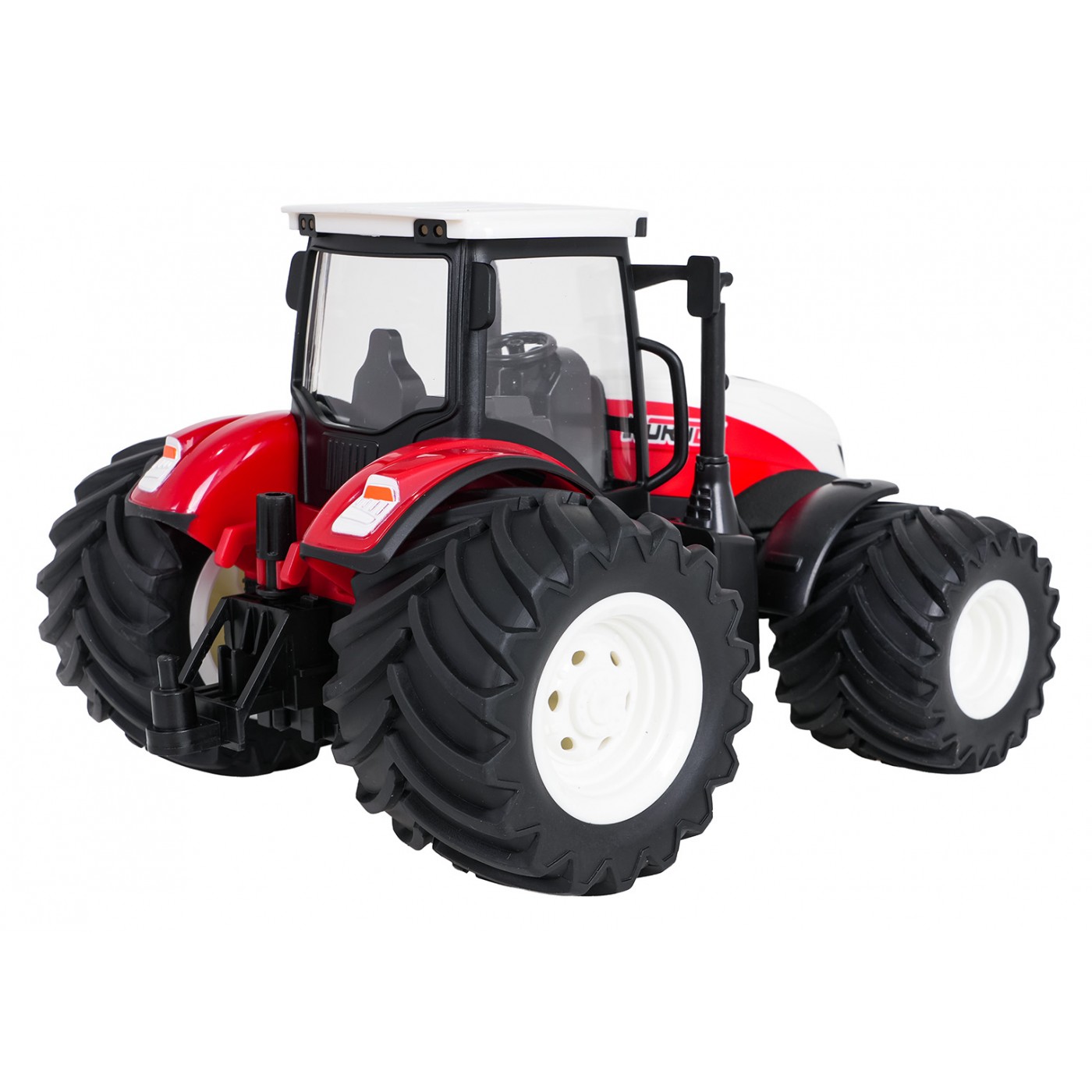 Traktor Červený R/C S Pluhom 1:24