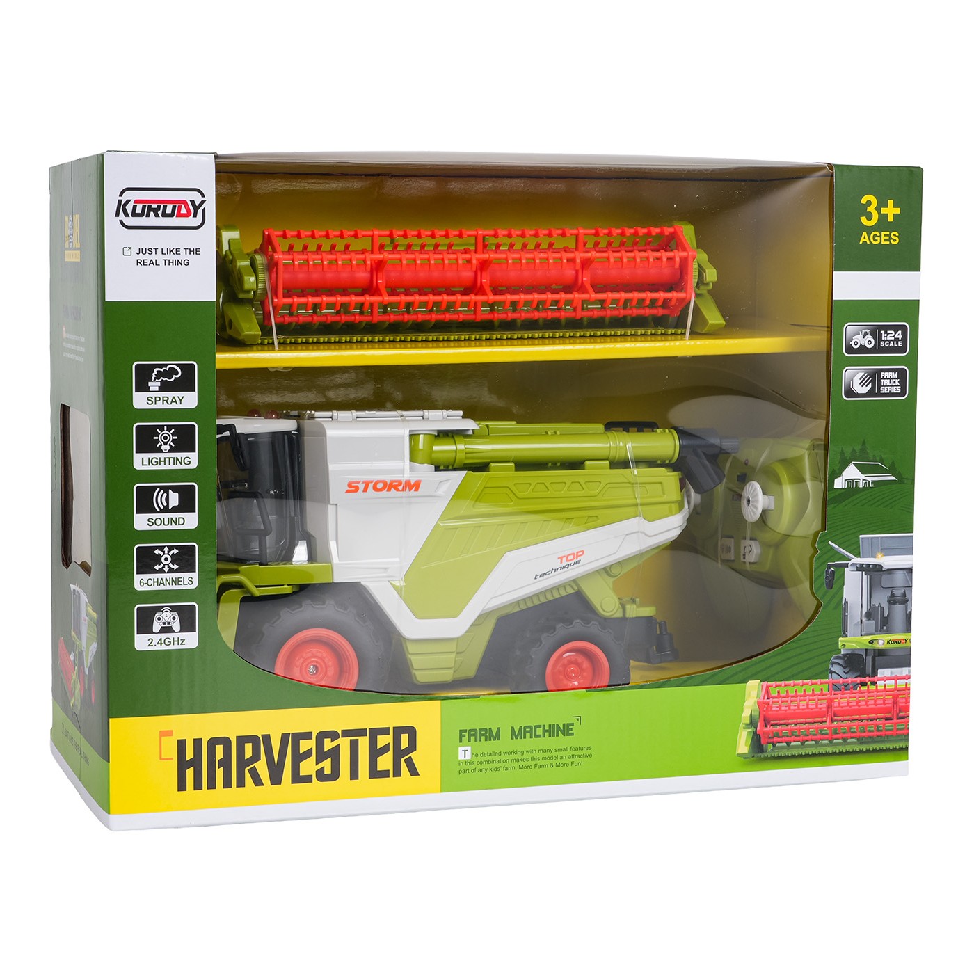 copy of Traktor Červený R/C s Nakladačom