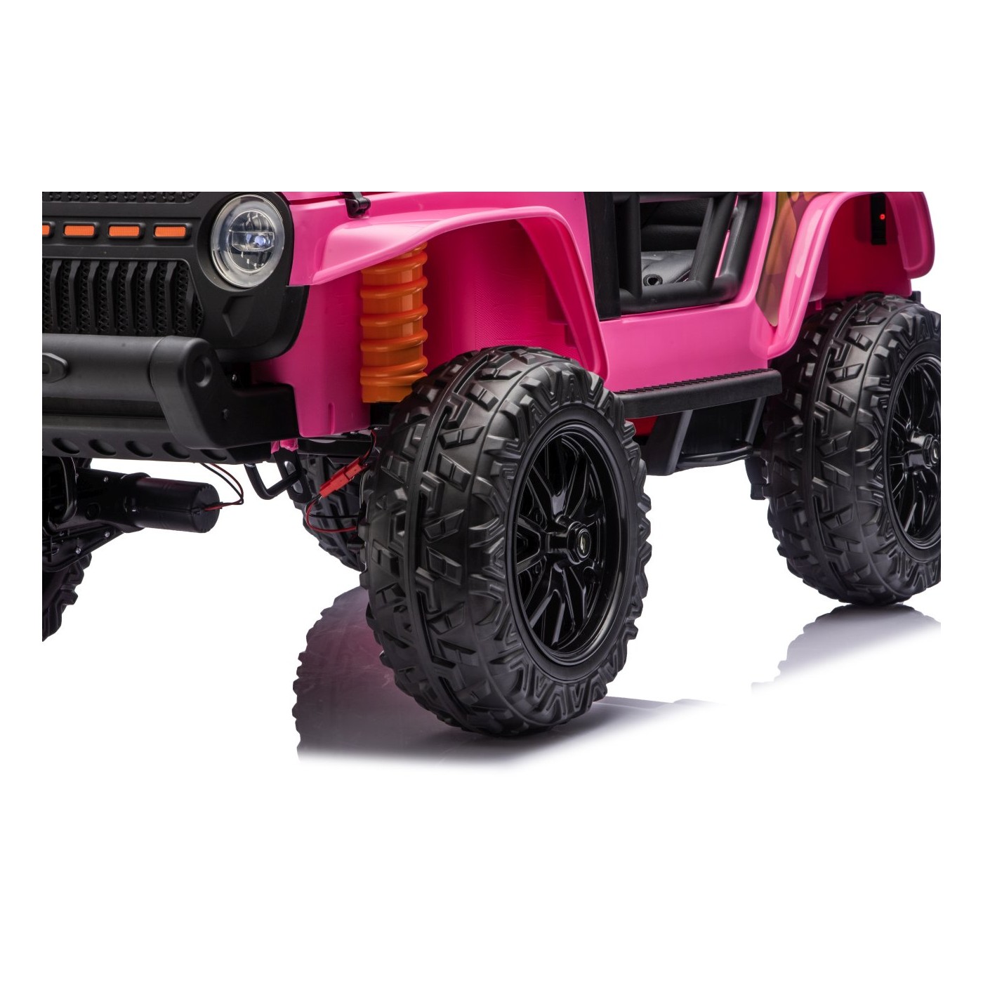 Ružové vozidlo Jeep Monster