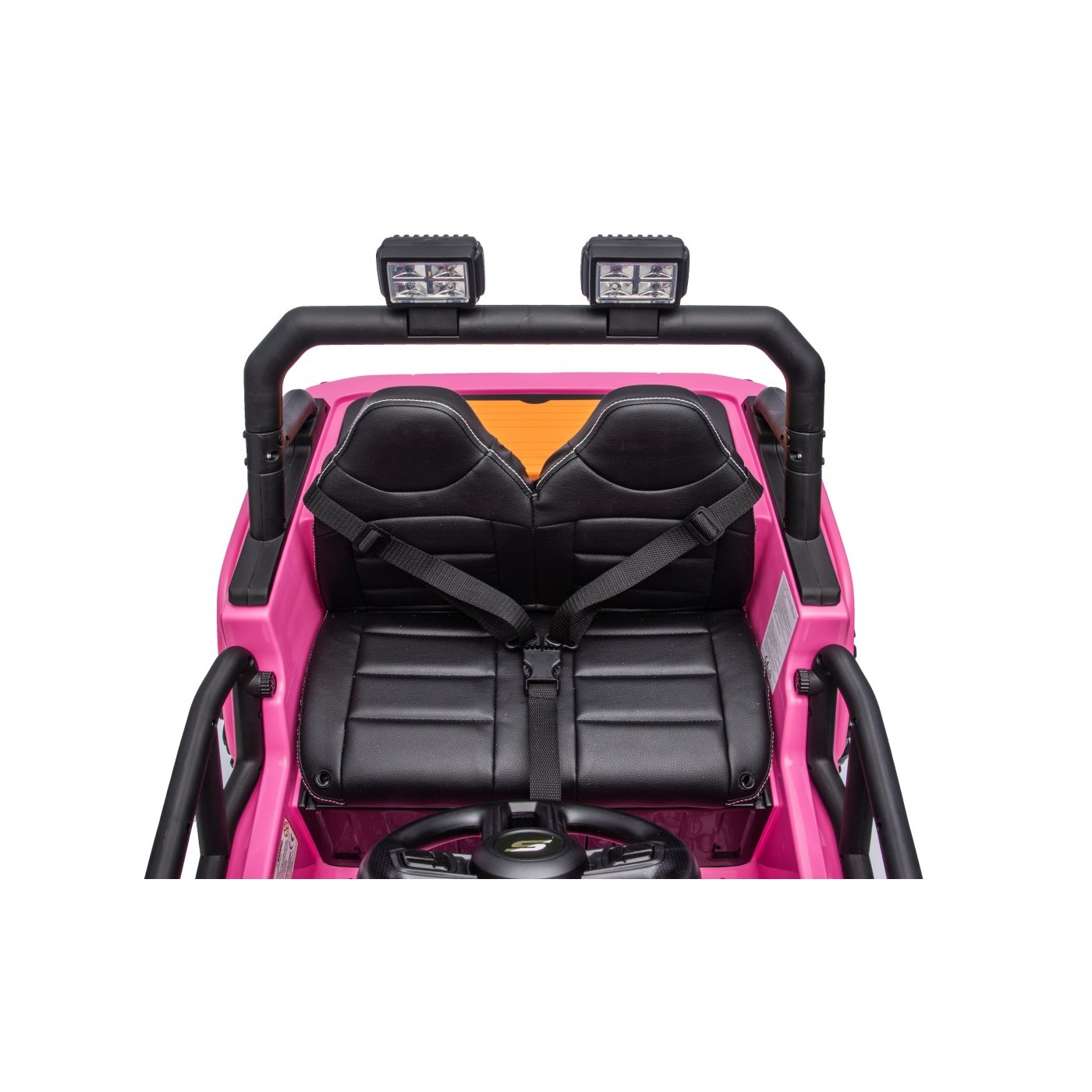 Ružové vozidlo Jeep Monster