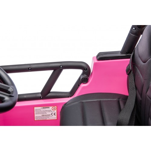 Ružové vozidlo Jeep Monster