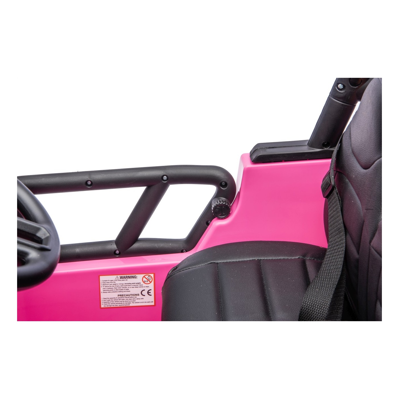 Ružové vozidlo Jeep Monster