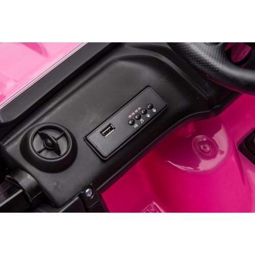 Ružové vozidlo Jeep Monster