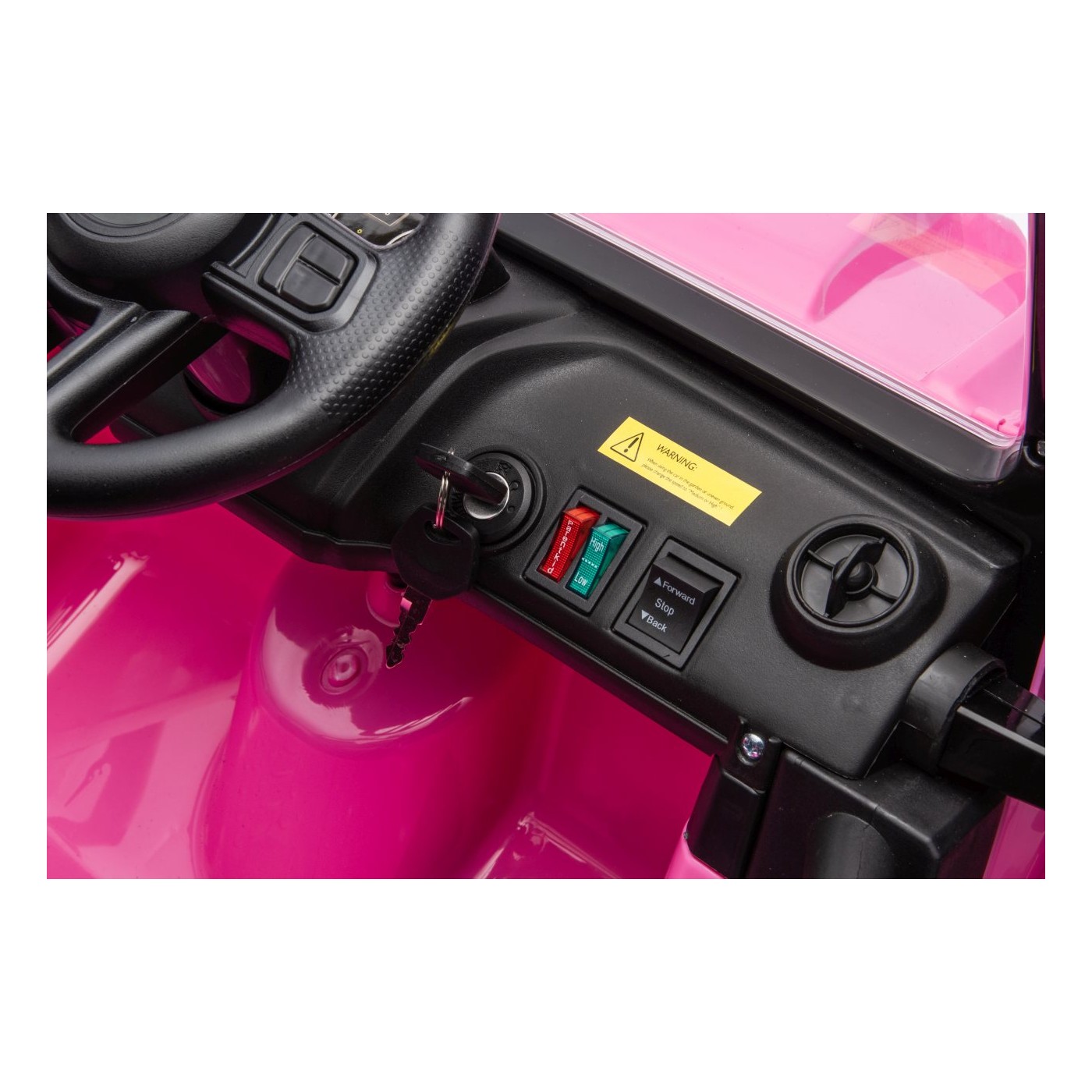 Ružové vozidlo Jeep Monster