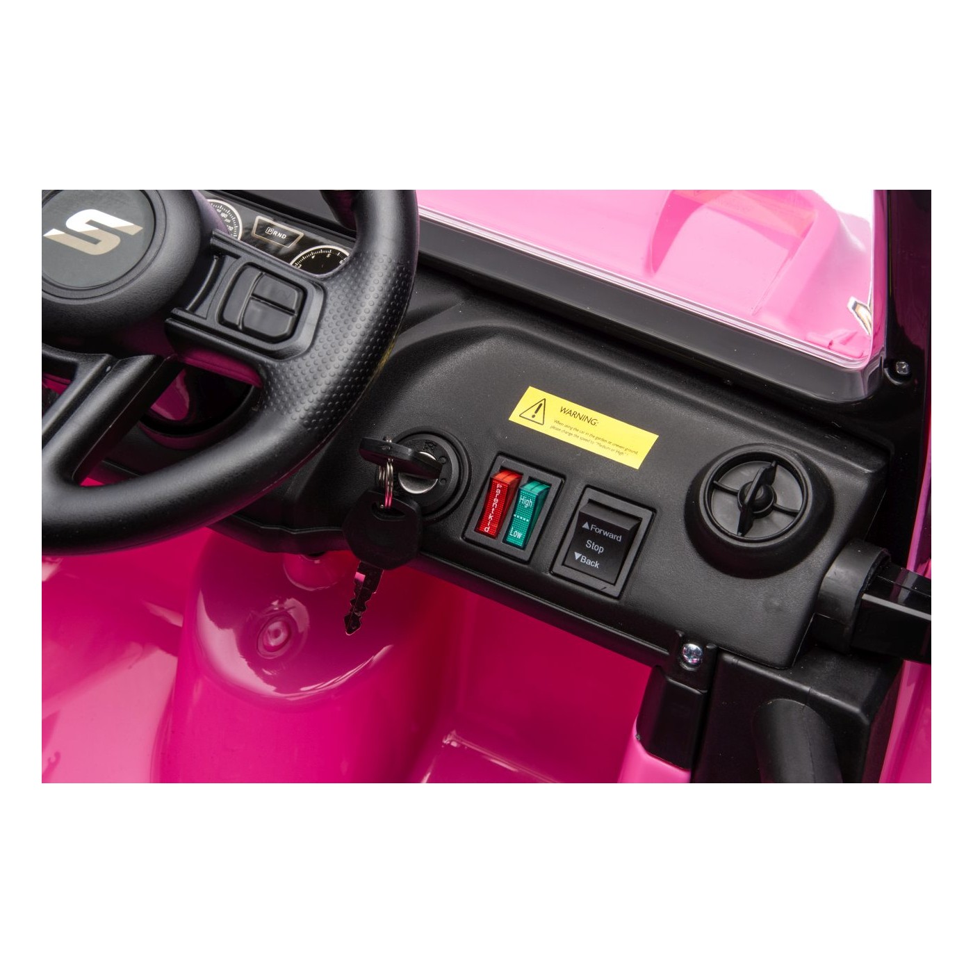 Ružové vozidlo Jeep Monster